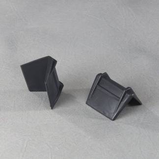 Kant og Hj&oslash;rnebeskyttelse, 3D-hj&oslash;rne 2.000 mm, 30 x 30 mm, l&aelig;ngde: 50 mm polyethylen, sort, karton a 1200 stk palle 42 kasser