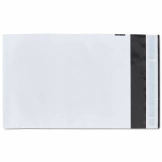 Coex Forsendelsespose, BNT, 75 &micro;m, 1000 x 1230 mm, LD-PE, sort/hvid permanent tape lukning, karton a 100 stk