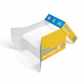 Data Copy, premium paper, white NonStopBox, Kopipapir, tr&aelig;fri ECF 80g/m2, 210mm x 297mm, A4, Smal bane kasse a 2500 ark, FSC Mix Credit