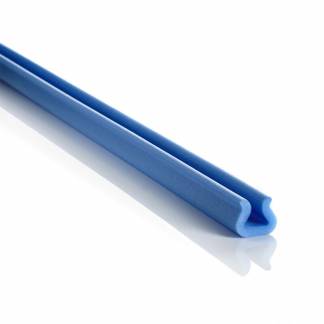 Skumprofiler, Nomapack, 15 # 25 U-profil, l&aelig;ngde: 2000 mm, polyethylen bl&aring;, karton a 160 stk, palle a 640 stk