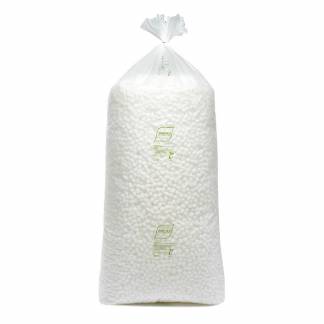 Pakkefylld, Green fill Loosefill, Flager majsstivelse, hvid, pose med 440 liter Farmfill