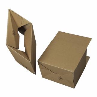 B&oslash;lgepapkasse, Master'in Performance indre dim: 310 x 230 x 250 mm, 1-lags B-flute, 3.000 mm, FEFCO 0711, brun bundt a 20 stk, palle a 720 stk FSC Mix Credit