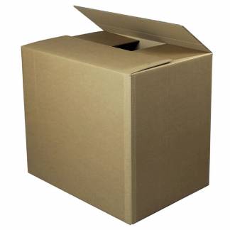 Container, Master'in Performance udvendig dim: 1180 x 780 x 725 mm indre dim: 1180 x 780 x 725 mm, 2-lags BC-flute, 7.000 mm, FEFCO 0201 Kraftliner, brun, Lille master-logo helpalle kasse, palle a 85 stk palle a 85 stk, FSC Mix 70\%