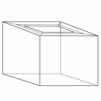Container, Master'in Performance indre dim: 1180 x 780 x 700 mm, 2-lags BC-flute, 7.000 mm, FEFCO 0209 Kraftliner, brun, Overdel/Underdel bundt a 5 stk, palle a 140 stk FSC Mix 70\%
