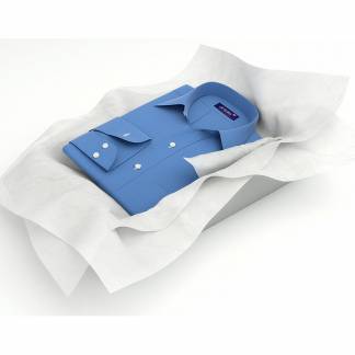 Silkepapir, 19 g/m2, 420 x 640 mm, hvid tr&aelig;fibre, pakke a 960 ark