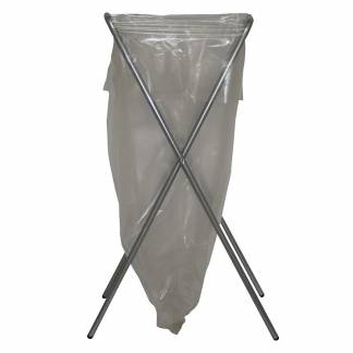 Affaldsspand Affaldsstativ sammenfoldelig, gr&aring;, 1 stk palle 183 stk