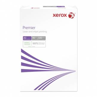 Xerox, Premier, white, Kopipapir tr&aelig;fri ECF, 90g/m2, 420mm x 297mm, A3 Bred bane, pakke a 500 ark 100% PEFC Certified, 003R91853