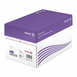 Xerox, Premier, white, NonStopBox Kopipapir, tr&aelig;fri ECF, 80g/m2, 210mm x 297mm, A4, Smal bane, kasse a 2500 ark 100 \% PEFC Certified, 003R93190