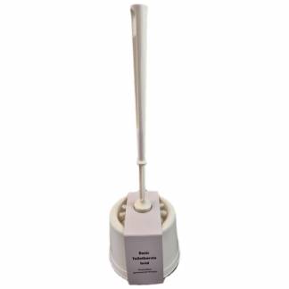 Toiletb&oslash;rste, Cleanline, med holder hvid 75mmx360mm &Oslash; 75mm
