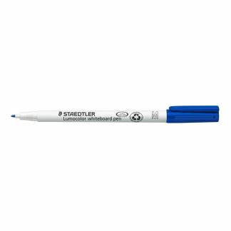 Whiteboardmarker, Staedtler Lumograph 301-3, 1-3MM, Spids, bl&aring;, non-permanent
