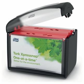 Servietdispenser, Tork, N4 Starter Pack incl. 225 napk., 2 lag 147mmx198mm, pakke a 250 stk