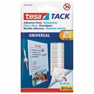 Brikker, TESA, hvid, pakke a 16 stk