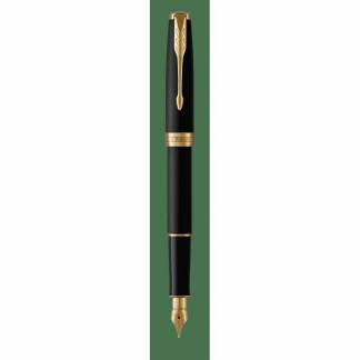 Fyldepen, Parker Sonnet, mellem, sort