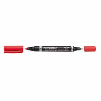 Marker, Staedtler Lumocolor, r&oslash;d permanent
