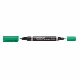 Marker, Staedtler Lumocolor, gr&oslash;n permanent