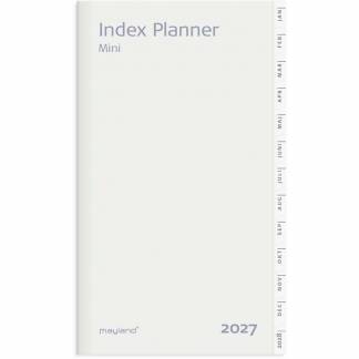 Refill, Mayland Index, Mini, 77x132mm &aring;r: 2027, Flerfarvet,, FSC Mix Credit