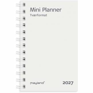 Refill, Mayland Planner, Mini, 85x127mm &aring;r: 2027, Flerfarvet,, FSC Mix Credit