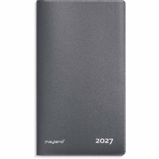 M&aring;nedskalender, Mayland Index, 100x175mm &aring;r: 2027, sort,, FSC Mix Credit