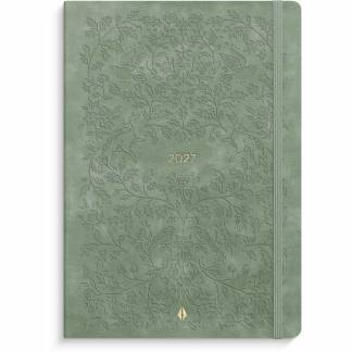 Ugekalender, Mayland Forma Deluxe, 150 x210mm &aring;r: 2027, gr&oslash;n,