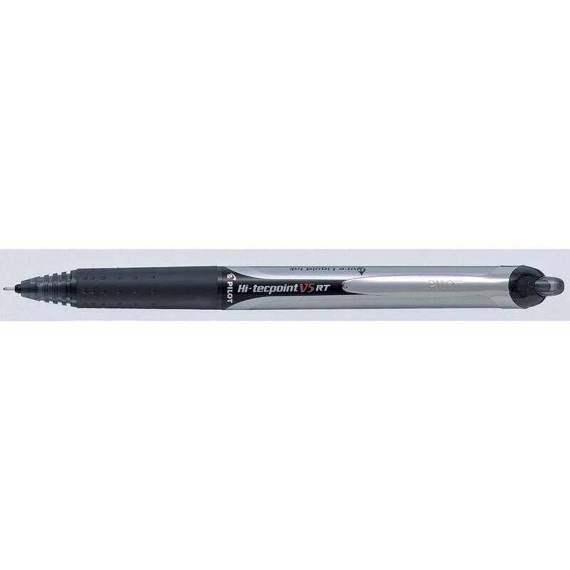 Rollerpen, Pilot Hi-tecpoint, V5 RT 0,3MM, sort