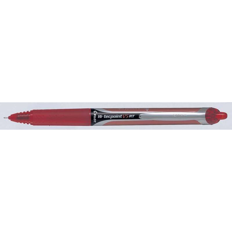 Rollerpen, Pilot Hi-tecpoint, V5 RT 0,3MM, r&oslash;d