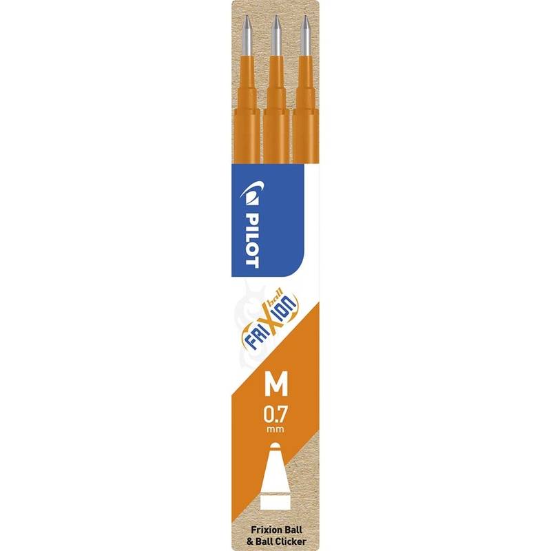 Refill, Pilot Frixion, CLICKER, 0,7MM orange