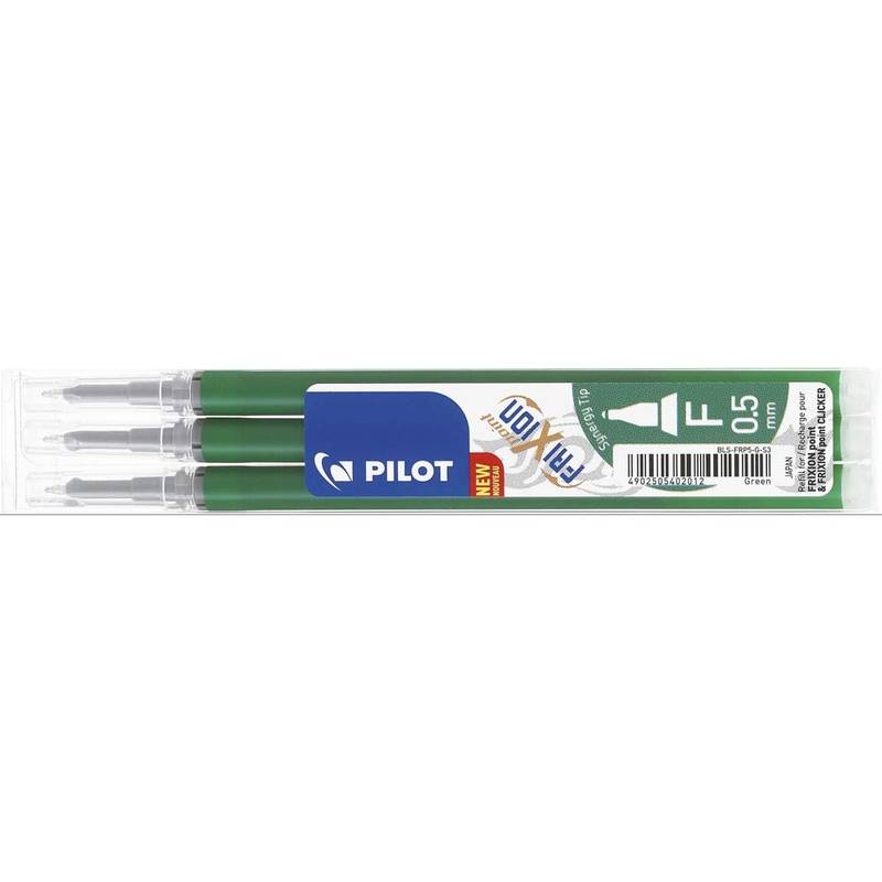 Refill, Pilot Frixion, POINT, 0,5MM gr&oslash;n