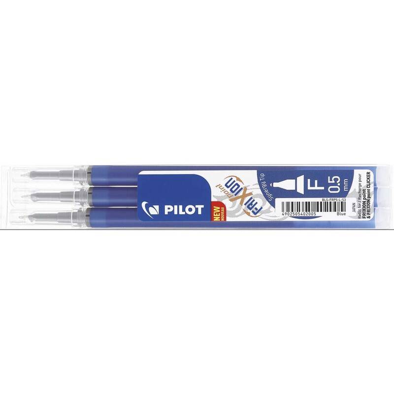 Refill, Pilot Frixion, POINT, 0,5MM, bl&aring;