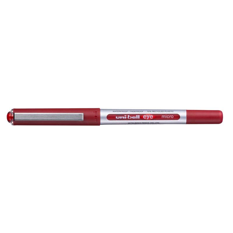 Rollerpen, Uniball Eye, 0,2MM, r&oslash;d