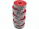 Etiket Meto UTC 22x12mm neon r&oslash;d lim 2 1500stk/rul