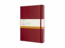 Notesbog MOLESKINE Classic hard linieret XL r&oslash;d