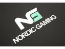 Gulvm&aring;tte Nordic Gaming Guardian sort/gr&oslash;n 120x100cm