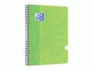 Notesbog Oxford TOUCH A4+ gr&oslash;n linieret 90g