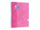 Notesbog Oxford TOUCH A4+ pink kvadreret 90g