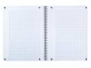 Notesbog Oxford TOUCH A4+ pink kvadreret 90g