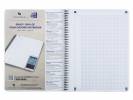 Notesbog Oxford TOUCH A4+ pink kvadreret 90g