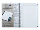 Notesbog Oxford TOUCH A5+ lilla blank 90g