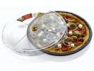 Pizzabakke rund plast C-PET 120stk/kar &Oslash;320mmx25mm