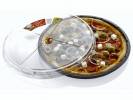 L&aring;g t/pizza- og tapasbakke rund APET 60stk/kar &Oslash;330mmx23mm