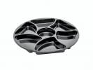 Tapasbakke rund plast C-PET &Oslash;320mmx25mm 150stk/kar