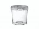Plastb&oslash;tte + l&aring;g handy-lock PP &Oslash;133x130mm 1180ml 180s&aelig;t/kar