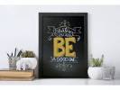Chalkboard Securit Woody sort 30x40cm