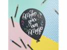 Chalkboard Securit Silhouette Balloon