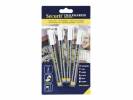 Chalkmarker Securit hvid 1-2mm 4stk/pak