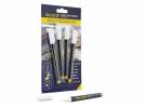 Chalkmarker Securit hvid 1-2mm 4stk/pak