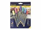Chalkmarker Securit ass. farver 1-2mm 7stk/pak