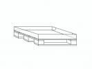 Engangspalle 1200x800x150mm m/p&aring;h&aelig;ftet b&oslash;lgepap bund 14
