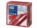 Servietter Tork 3-lags r&oslash;d 39cm 1200stk/kar