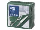 Servietter Tork 3-lags m&oslash;rkegr&oslash;n 39x39cm 1200stk/kar