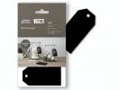 Manillam&aelig;rke Avery sort t/kridt 80x40mm 4stk/pak
